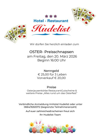 Preisschnapsen Hudelist