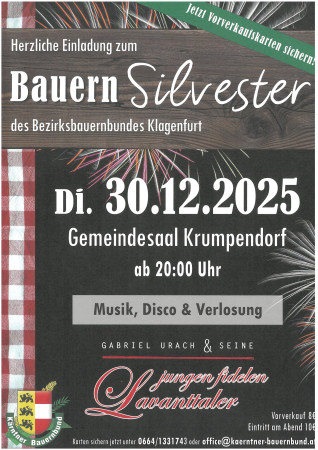 Programm Bauernsilvester 2025