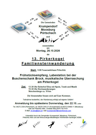 Sternwanderung Montag