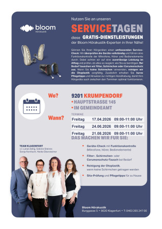 Hörgeräte Wartung Termine