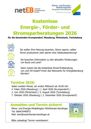 Energieberatungen Termine 2026