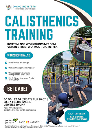 Calistenics Plakat