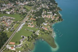 Luftbildaufnahme Gemeinde Krumpendorf am Wörthersee