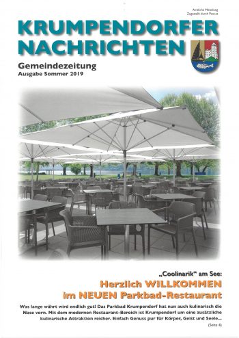 Cover Krumpendorfer Nachrichten Sommer 2019