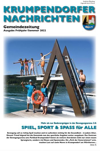 Cover Krumpendorfer Nachrichten Sommer 2022