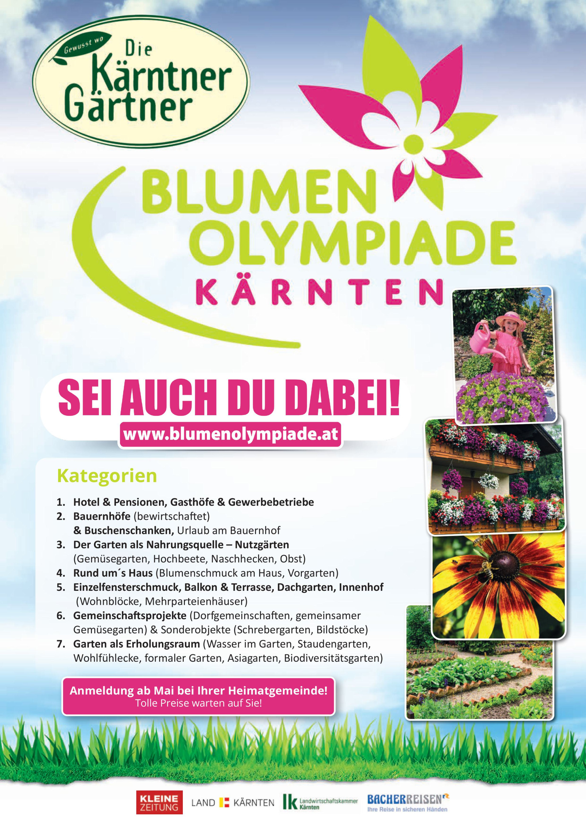 Blumen Olympiade A4 Gemeinden
