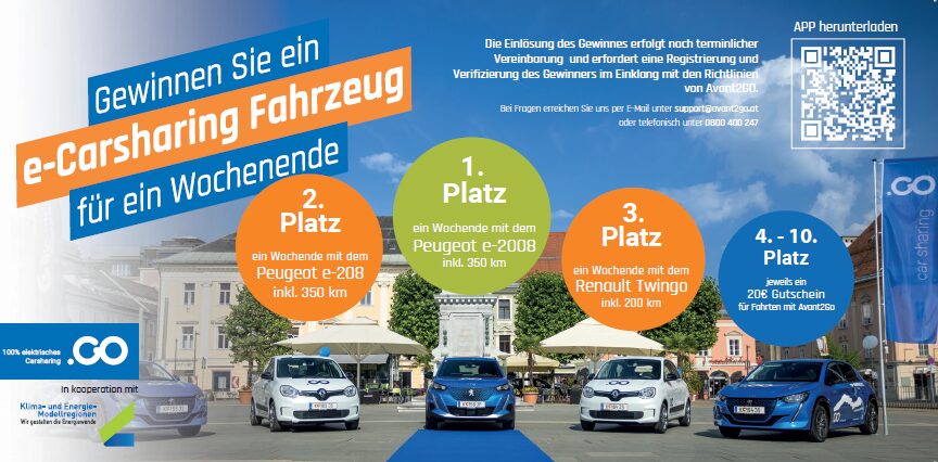 Sujet Gewinnspiel Avant2Go Sujet Gewinnspiel Avant2Go