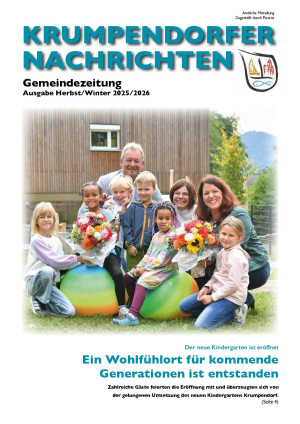 Cover Krumpendorfer Nachrichten Ausgabe Herbst/Winter 2025