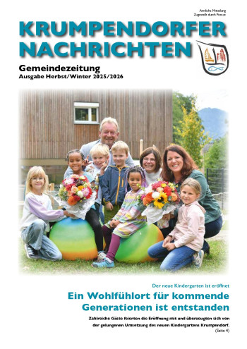 Cover Krumpendorfer Nachrichten Ausgabe Herbst/Winter 2025