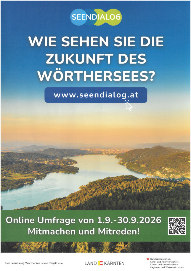 Wörthersee-Zukunft: Online-Umfrage zur Mitgestaltung der Zukunft des Wörthersees in Kärnten.