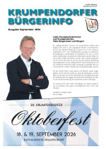Cover Krumpendorfer Bürgerinfo September 2026